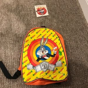 Vintage 1990 Bugs Bunny Backpack